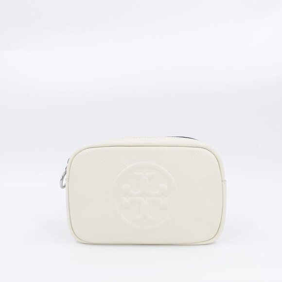 Tory Burch Perry Bombé Mini Bag White Cream OS - Picture 4 of 14